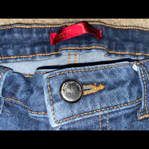 Jennifer Lopez Women’s Skinny Blue Jeans Size 6 (Tall) - Picture 7 of 9